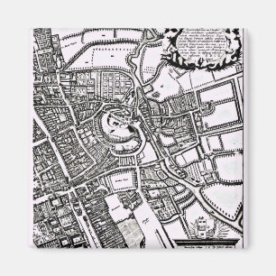 Imán El mapa de Loggan de Oxford, hoja occidental
