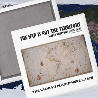 Imán El Mapa No Es El Territorio Planisferio De Salviat