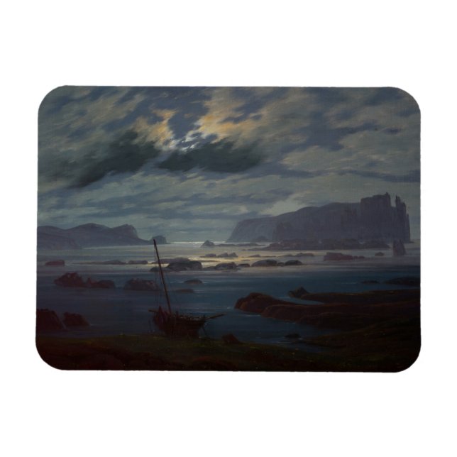 Imán El Mar del Norte a la luz de la luna, 1823-24 (Horizontal)