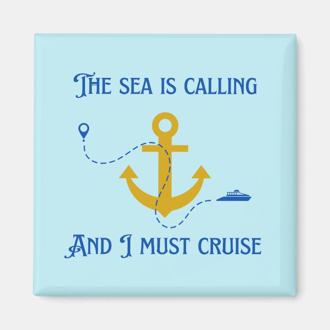 Imán El mar llama (Frente)