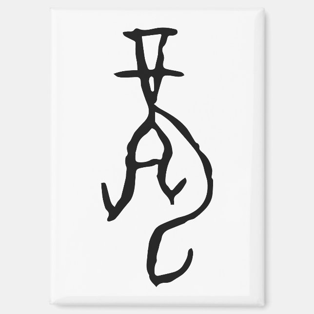 Imán El maravilloso Zodiac-Dragon chino #001- (Anverso)