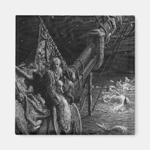 Imán El Mariner mira las serpientes del océano