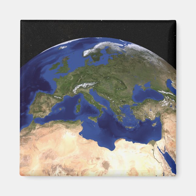 Imán El mármol azul de la nueva generación Tierra 7 (Frente)