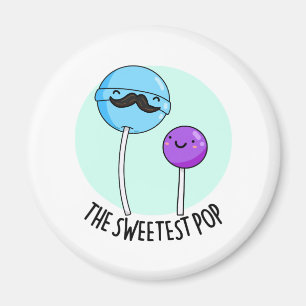 Imán El más dulce pop divertido Lollipop Pun