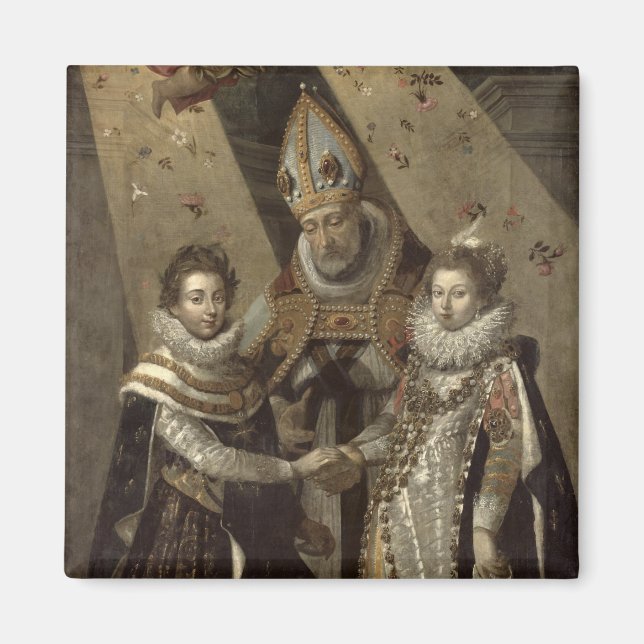 Imán El matrimonio de Luis XIII (Frente)