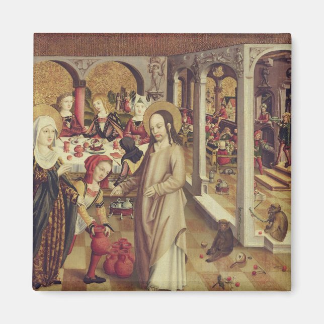 Imán El matrimonio en Cana, c.1500 (Frente)