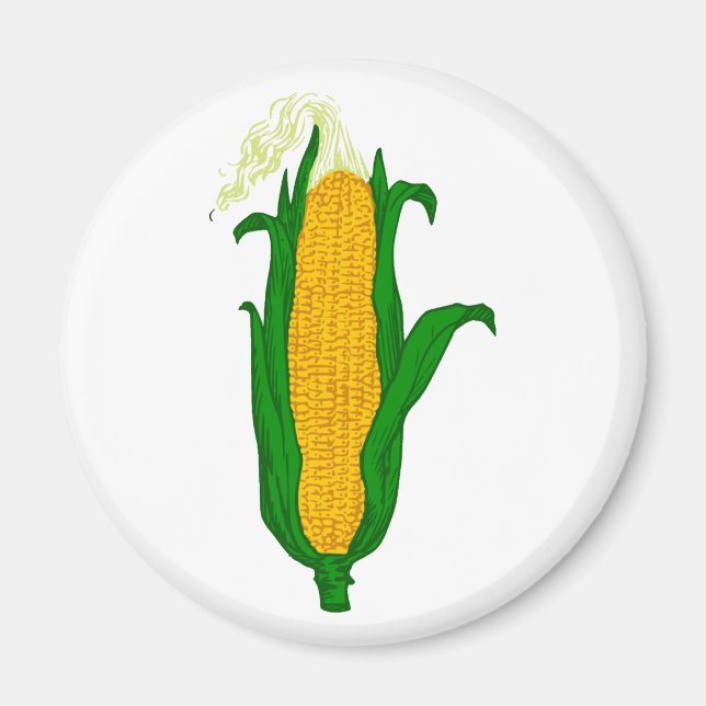 Imán El mayo mazorca corn cob (Frente)