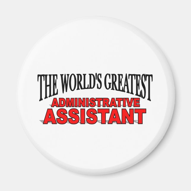 Imán El mayor asistente administrativo del mundo (Frente)