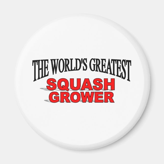 Imán El mayor gallo de squash del mundo (Frente)