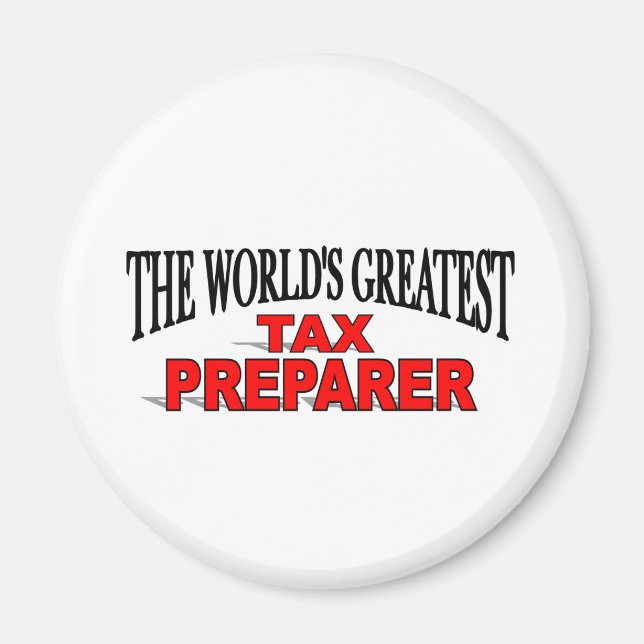 Imán El mayor preparador de impuestos del mundo (Frente)