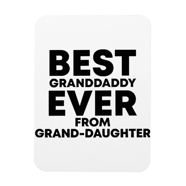 Imán El mejor abuelo de la nieta (Vertical)