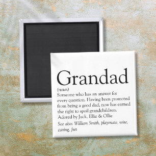 Imán El mejor abuelo del mundo, el abuelo, la definició