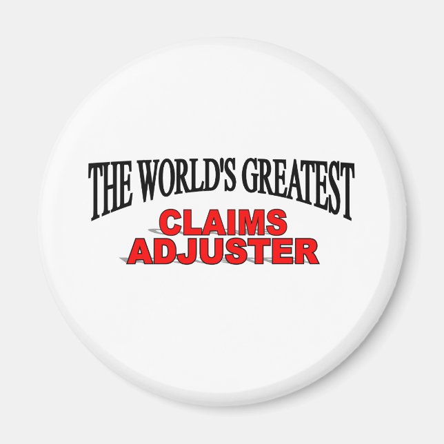 Imán El mejor ajustador de las reclamaciones del mundo (Frente)