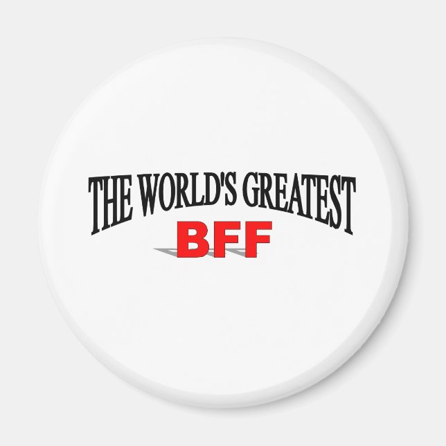 Imán El mejor BFF del mundo (Frente)