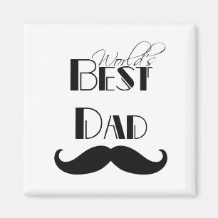 Imán El mejor bigote de papá del mundo
