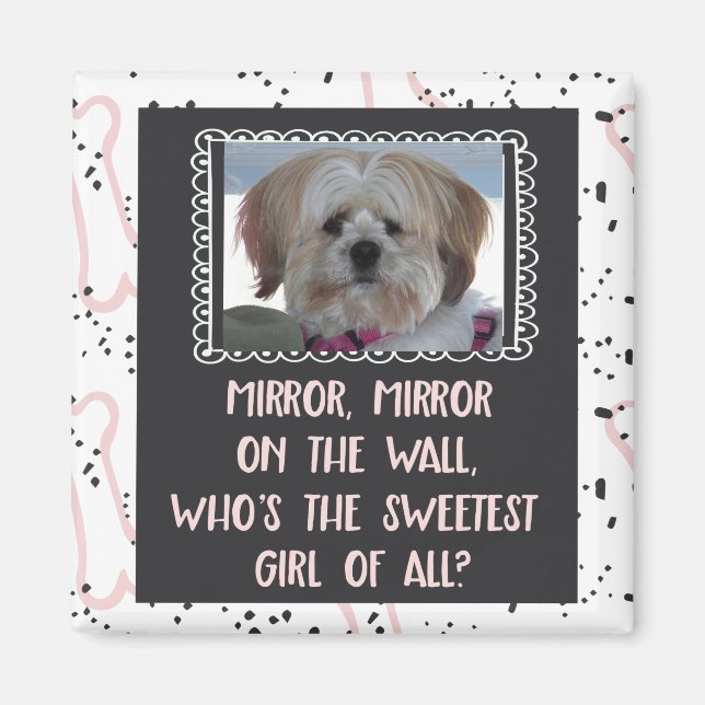 Imán El mejor Chica de todos los imanes de fotos Person (Frente)