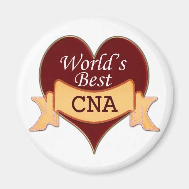 Imán El mejor CNA del mundo (Frente)