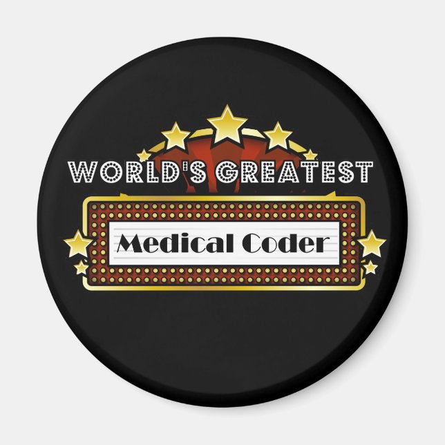 Imán El mejor codificador médico del mundo (Frente)