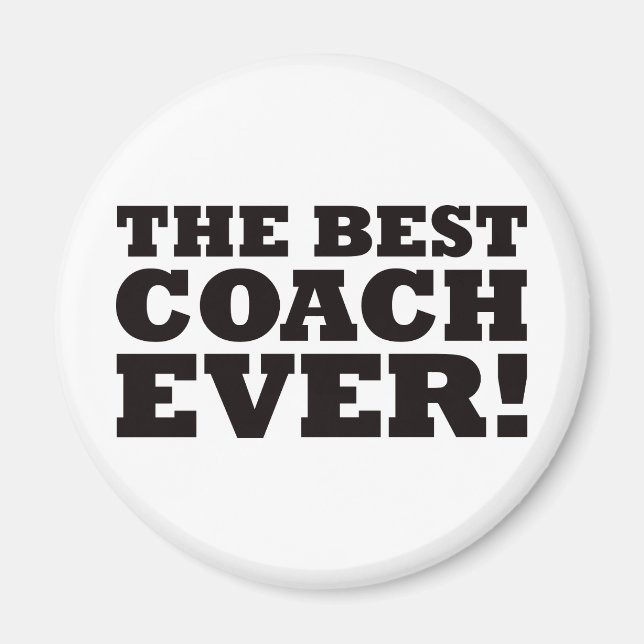 Imán El mejor entrenador de la historia (Frente)