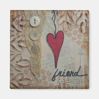 Imán "El mejor espejo" Magnet de arte de Nancy Lefko