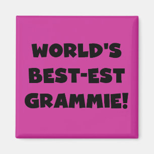Imán El Mejor-est regalos negros o blancos de Grammie