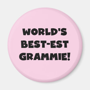 Imán El Mejor-est regalos negros o blancos de Grammie