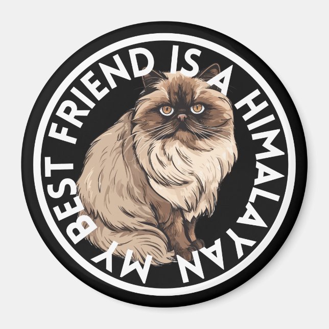 Imán El mejor gato del Himalaya (Frente)