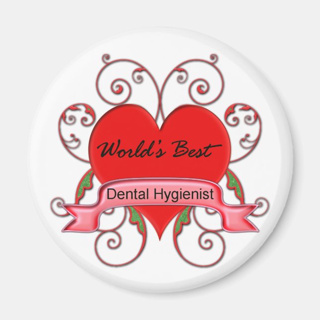 Imán El mejor higienista dental del mundo (Frente)