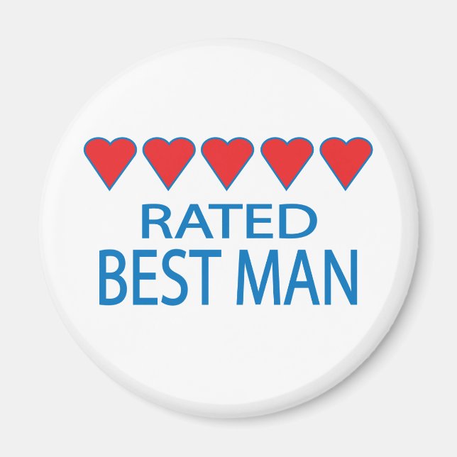 Imán El mejor hombre de cinco corazones (Frente)