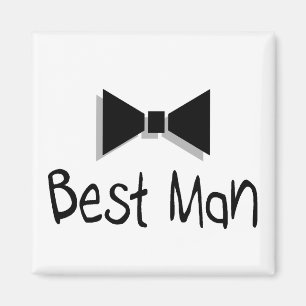 Imán El mejor hombre (pajarita 1)