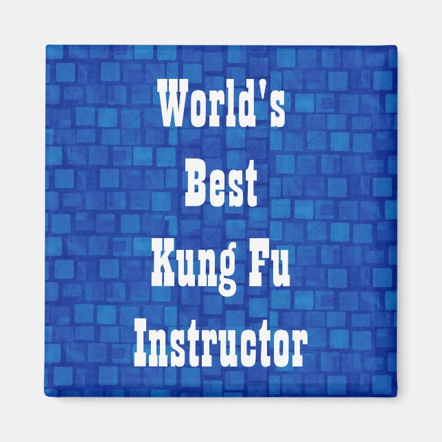Imán El mejor instructor de Kung Fu del mundo (Frente)