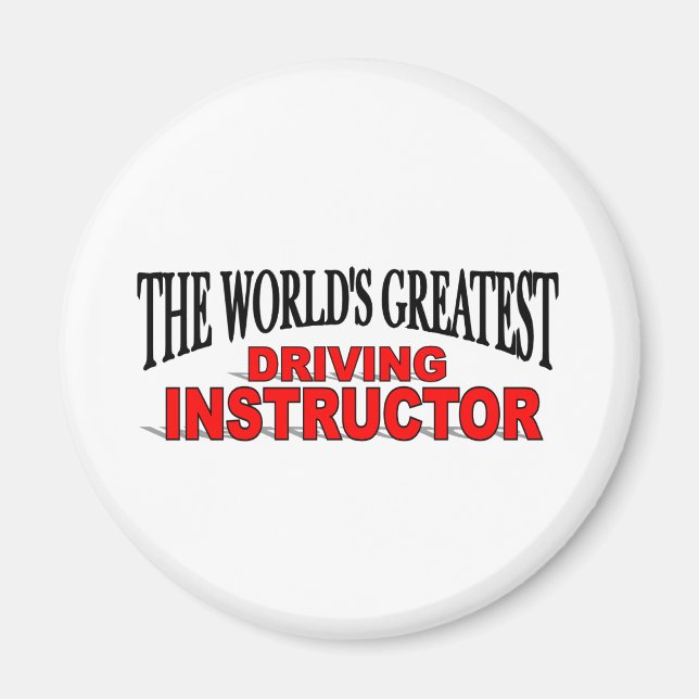 Imán El mejor instructor de manejo del mundo (Frente)
