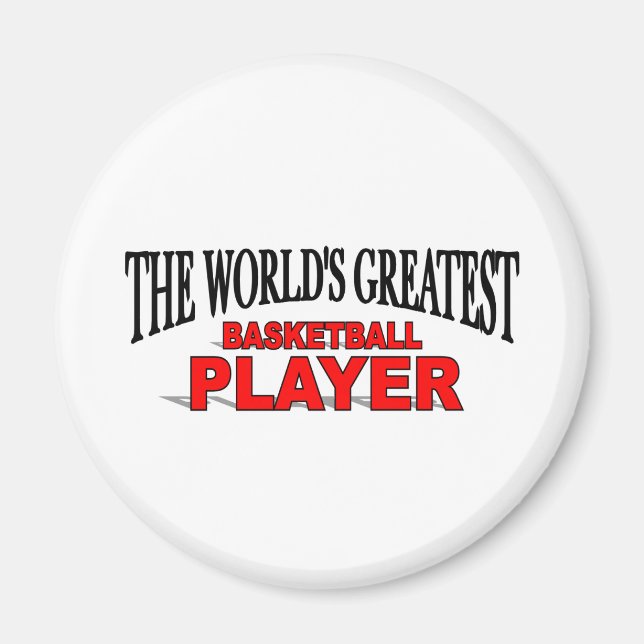 Imán El mejor jugador de baloncesto del mundo (Frente)