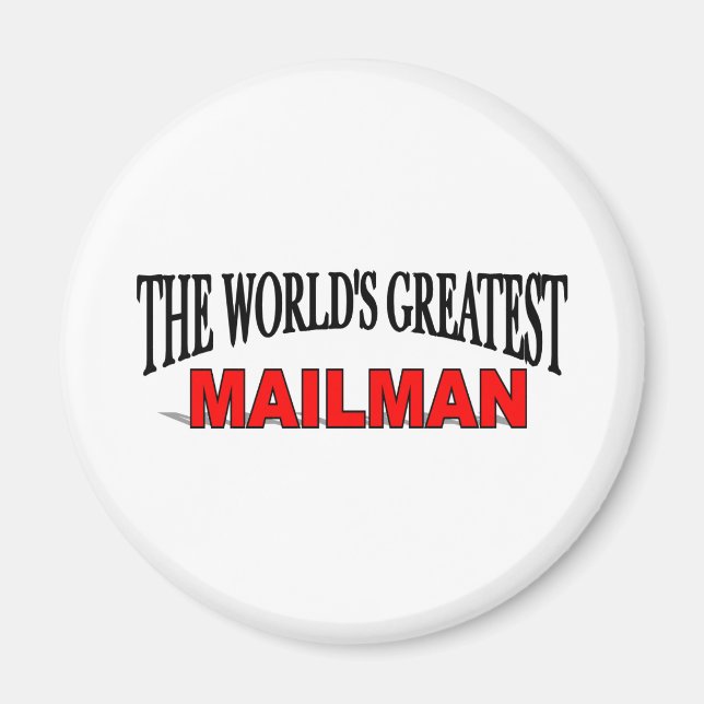 Imán El mejor Mailman del mundo (Frente)