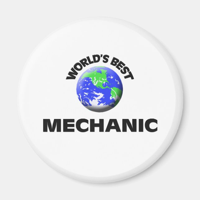 Imán El mejor mecánico del mundo (Frente)