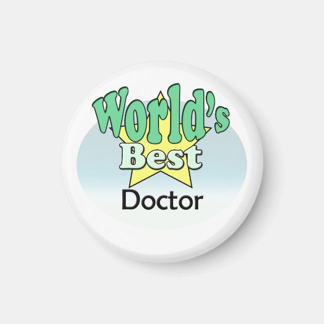 Imán El mejor Médica del mundo (Frente)