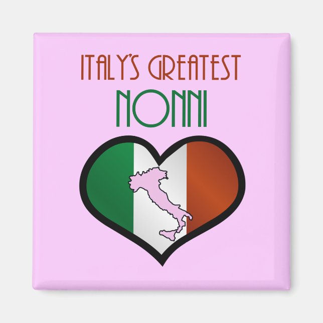 Imán El mejor nonni de Italia (Frente)