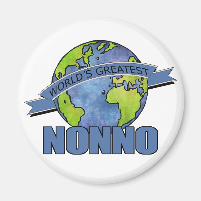 Imán El Mejor Nonno del Mundo (Frente)