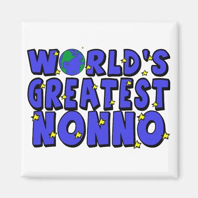 Imán El Mejor Nonno del Mundo (Frente)