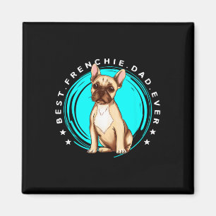 Imán El mejor padre francés Bulldog padre perro L