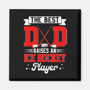 Imán El mejor papá cría a un jugador de hockey sobre hi