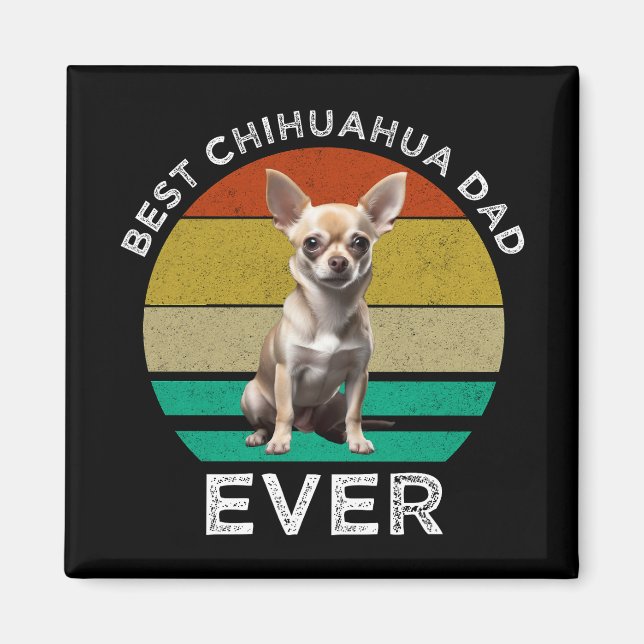 Imán El mejor papá de Chihuahua (Frente)