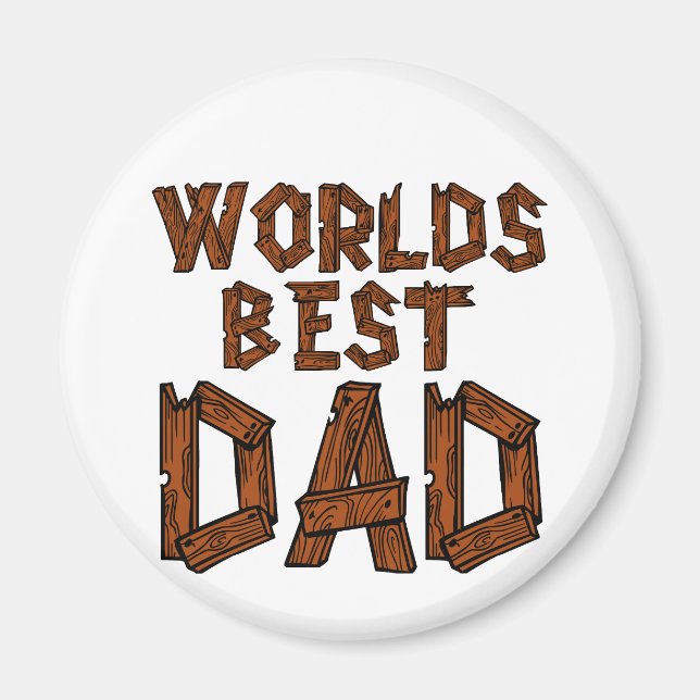 Imán El mejor papá del mundo (Frente)