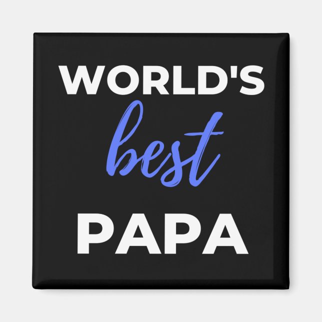 Imán El mejor papá del mundo (Frente)