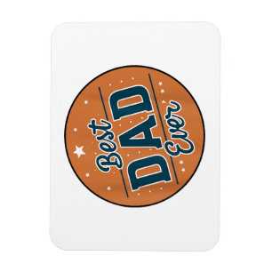 Imán El mejor papá del mundo en el Día del Padre