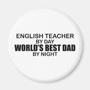 Imán El mejor papá del mundo - profesor de inglés