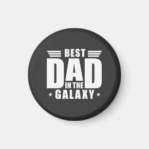 Imán El mejor papá en la galaxia - Día del padre, cumpl