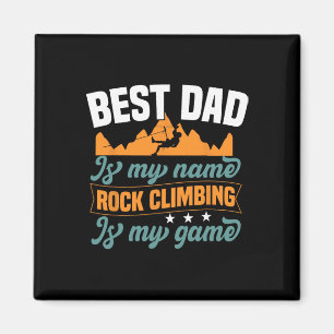 Imán El Mejor Papá es Mi Nombre - Papá Escalador de Roc