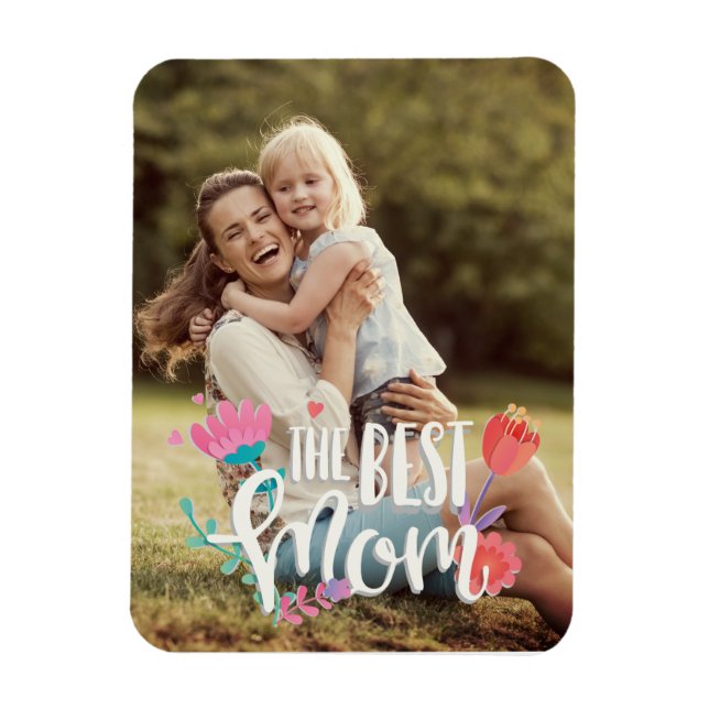 Imán El mejor Personalizable de mamá (Vertical)