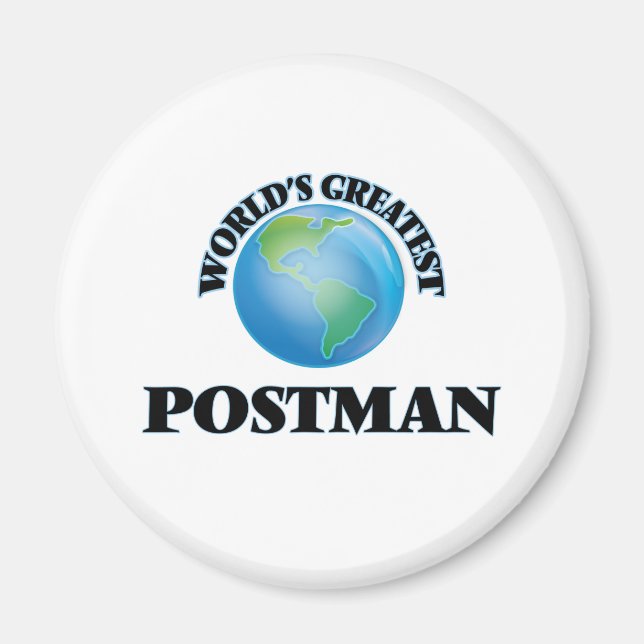 Imán El mejor postman del mundo (Frente)